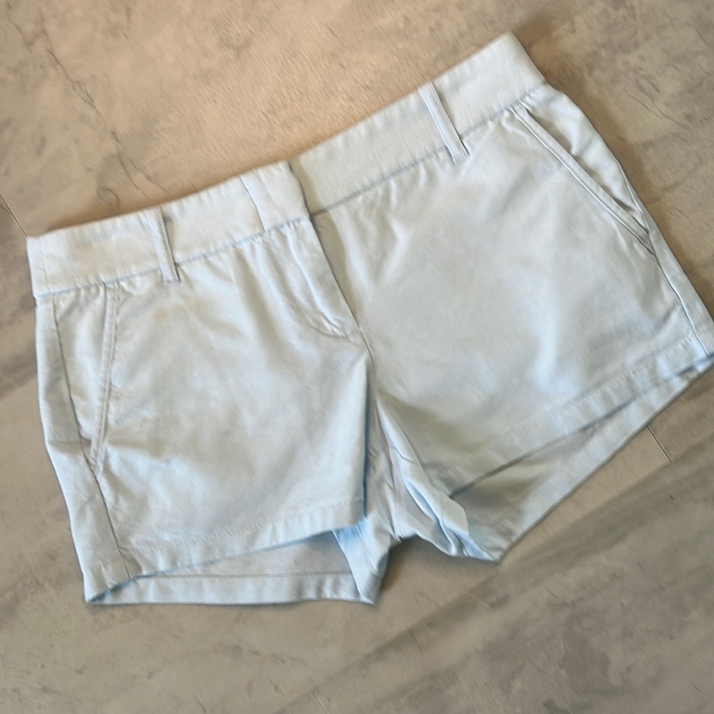 J. Crew Shorts 100% cotton Soft Light blue Size 2